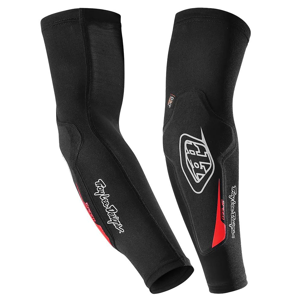 Troy Lee Designs 2025 Motocross Speed Youth Elbow Sleeves Solid Black
